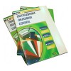 Обложки для переплета, пластиковые, А4, синие прозрачные, 200 мкм, 100 шт./уп.